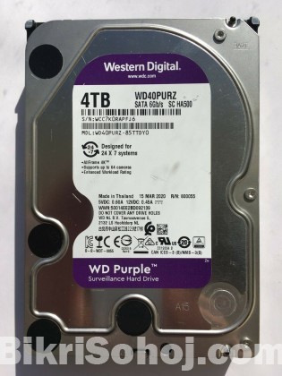 Western Digital 4TB Purple Surveillance HDD